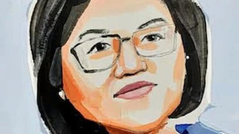 He Tingbo, presidenta del negocio de semiconductores de Huawei.