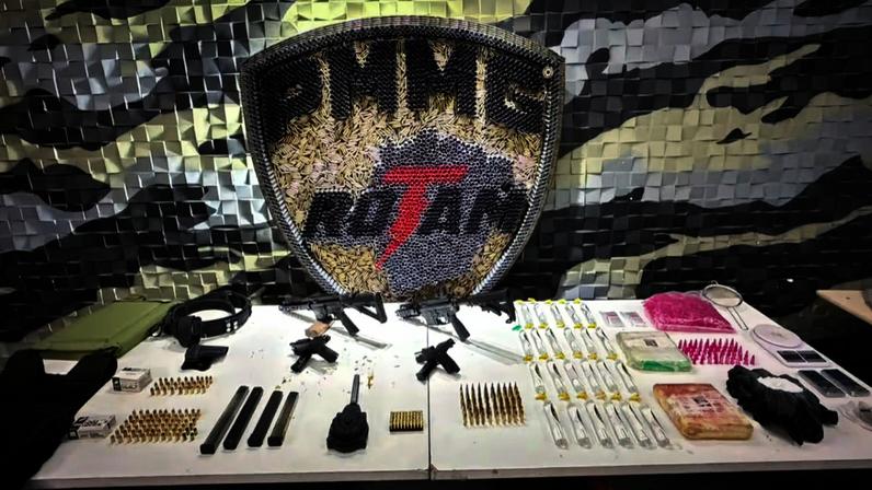 Material foi apreendido pela Polícia Militar