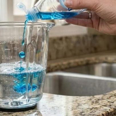 Nova forma de limpar liquidificador com água morna, detergente e enxágue