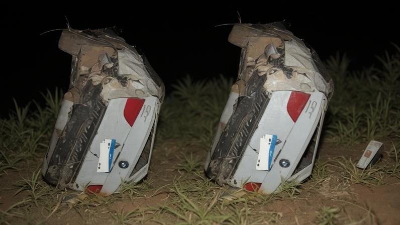 Vítimas foram encontradas próximas ao carro.