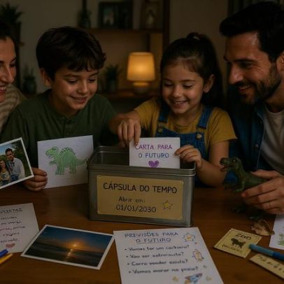 Cápsula do tempo traz 7 ideias criativas para fazer com as crianças
