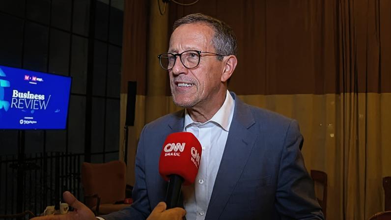 O jornalista e âncora da CNN Internacional Richard Quest