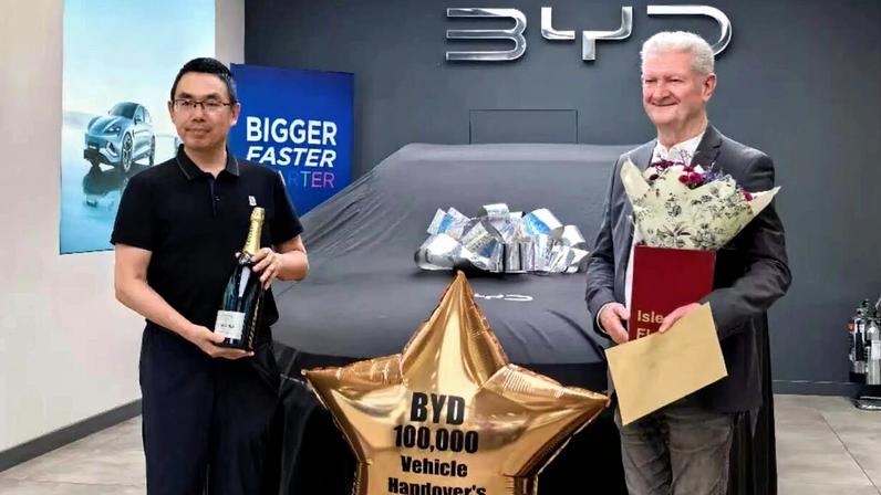 BYD já vendeu 100 mil carros no Reino Unido. Foto: Reprodução/BYD