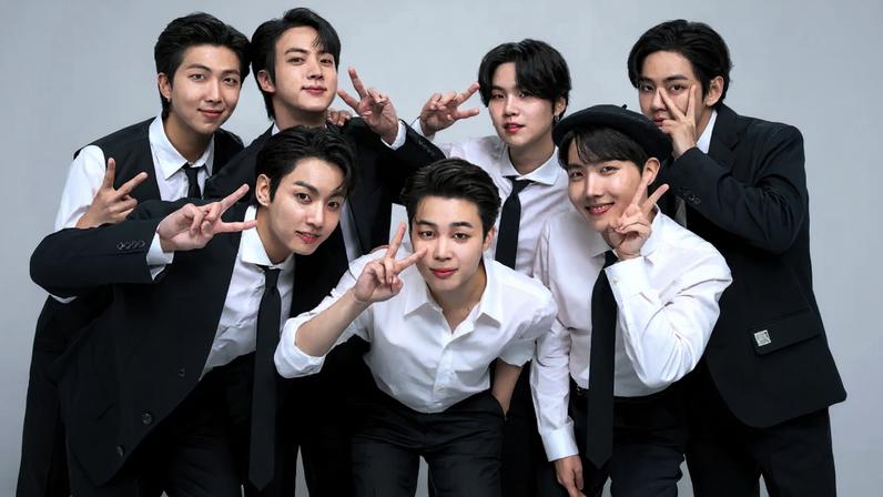 O grupo de Kpop BTS