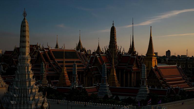 Na foto, uma vista panorâmica do Bangkok, Bangkok, Tailândia - Metrópoles