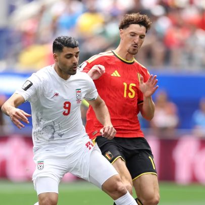 Irã segura a Bélgica, arranca empate e deixa Grupo G em aberto na Copa