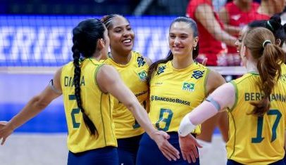 Brasil vence República Dominicana pela 2ª vez na VNL feminina