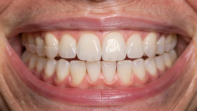 Dentes reagem ao aperto prolongado da mandíbula sem placa de bruxismo