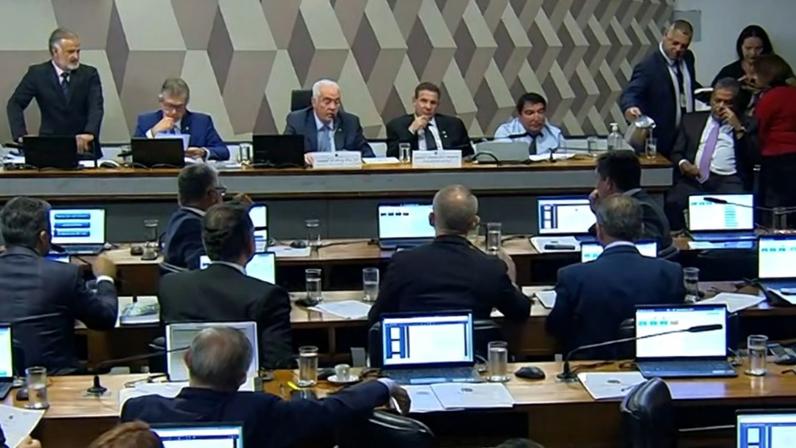 1 de 1 CCJ do senado - Foto: Reprodução/TV Senado