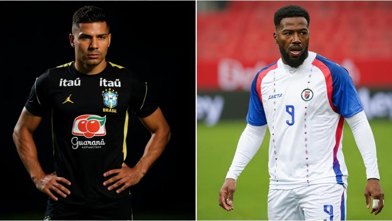 Casemiro e Duckens Nazon voltam a se enfrentar representando o Brasil e o Haiti, respectivamente