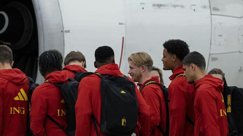 Seleção da Bélgica passou por rigoroso procedimento de segurança.