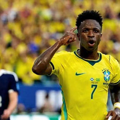 Vini Jr. iguala Zico e Romário em títulos da Seleção nas Copas