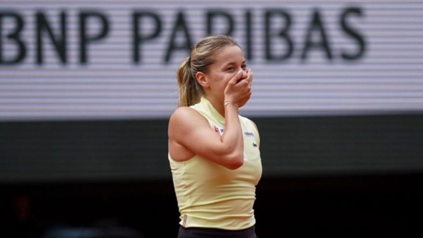 Maja Chwalinska disputa a final feminina de Roland Garros neste sábado (6)