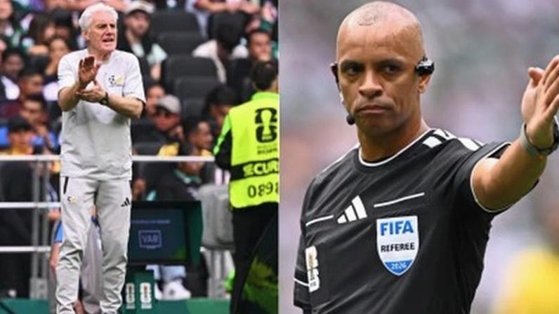Hugo Broos criticou decisão de Wilton Pereira Sampaio sobre expulsão