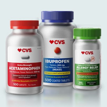 CVS passa a usar frascos de pílulas de alumínio