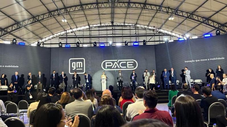Inauguração da linha de produção do Captiva EV na fábrica da PACE, no Ceará