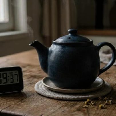 Cobrir a infusão de camomila por 10 minutos aumenta o efeito calmante