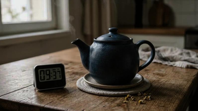 Cobrir a infusão de camomila por 10 minutos aumenta o efeito calmante