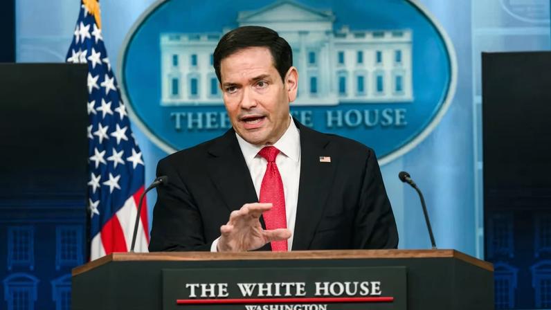 O secretário de Estado dos EUA, Marco Rubio, fez o anúncio sobre a decisão na última semana