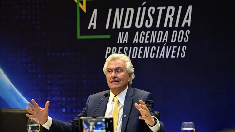Caiado participou de evento da CNI em Brasília (Foto: Iano Andrade / CNI)