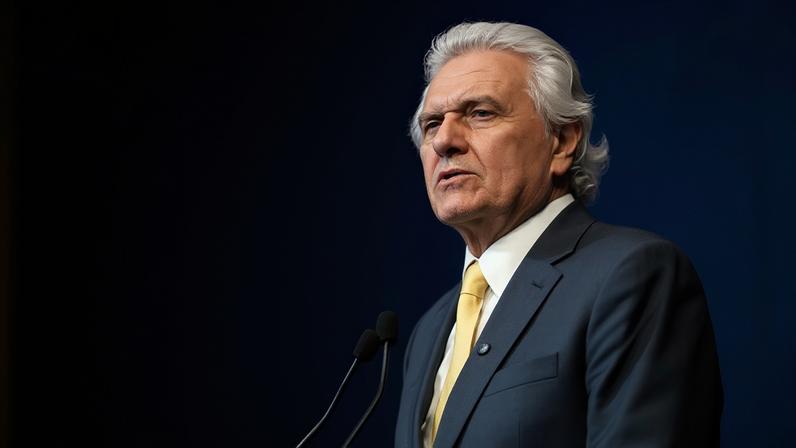 O pré-candidato à Presidência da República Ronaldo Caiado (PSD)
