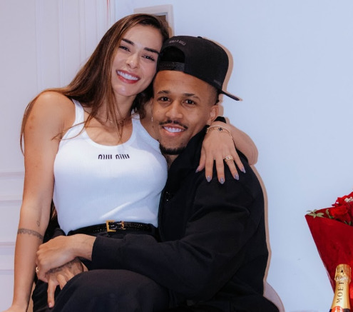 Eder Militão e Tainá Castro (Reprodução/Instagram)