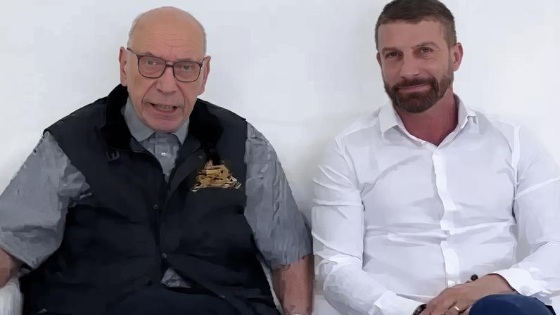 José Roberto Lamacchia, dono da Crefisa, ao lado de Pedrinho, presidente do Vasco (Foto: Reprodução/Instagram)