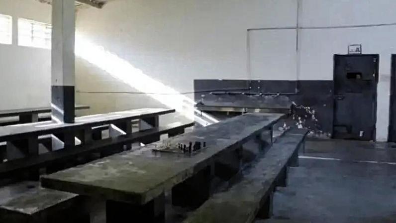 Imagem interna da penitenciária de Potim, em SP (Defensoria Pública de SP/Reprodução)