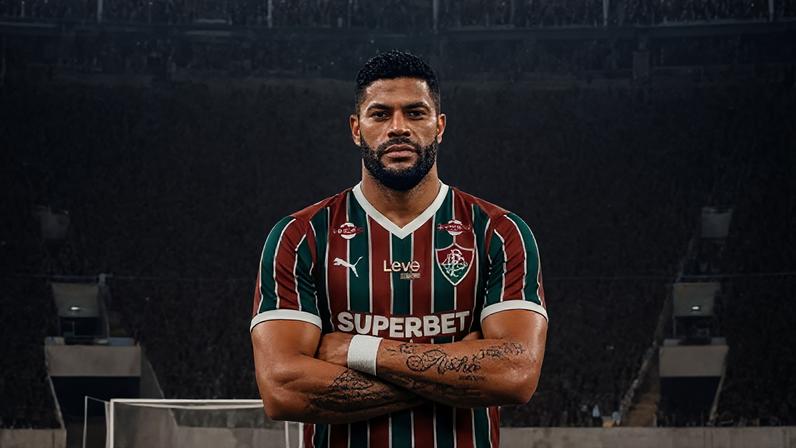 Hulk no vídeo de apresentação do Fluminense
