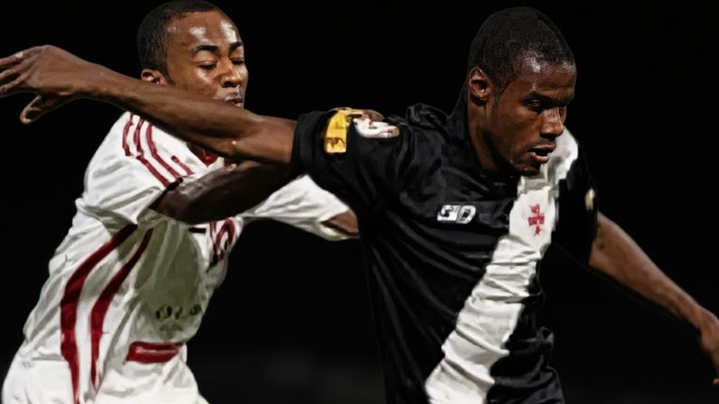 Jorge Luiz na partida entre Vasco e a seleção dos Emirados Árabes (Foto: Reprodução)