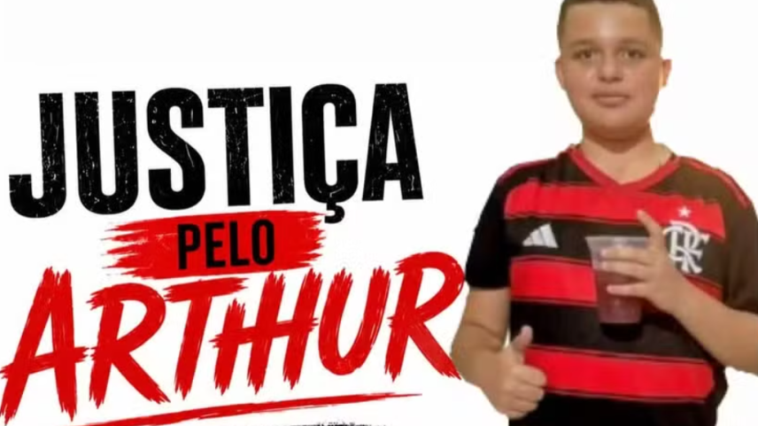 Arthur de Mello da Silva, de 11 anos, estava internado em um hospital em Nova Iguaçu, na Baixada Fluminense.