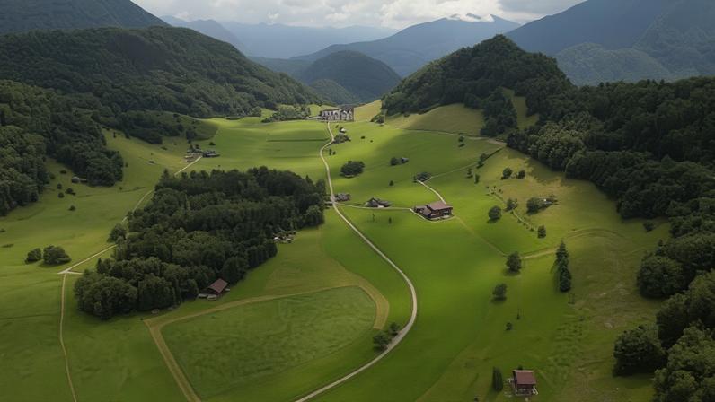 Montanha suíça de Bürgenstock
