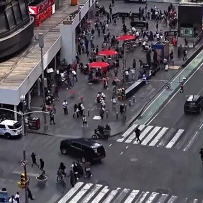Tiros na Times Square geram pânico durante a Copa; suspeito é preso