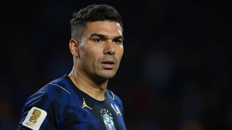 Casemiro durante Brasil x Haiti