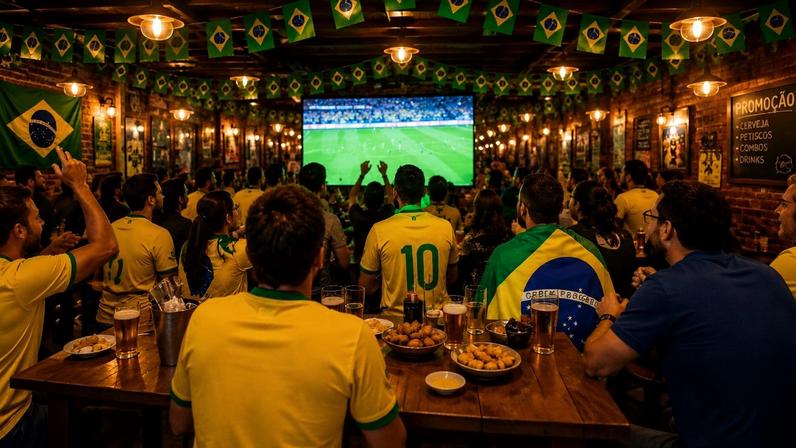 Estreia do Brasil na Copa impulsiona consumo e setores da economia