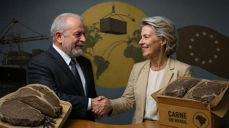 Lula encontrará Úrsula Von der Leyen para discutir embargo às carnes brasileiras