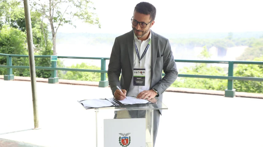 Cleber Mata deixa o comando da Secretaria de Comunicação do Paraná e assume diretoria de relações institucionais da EPTV. (Foto: Ari Dias/Governo do Paraná)