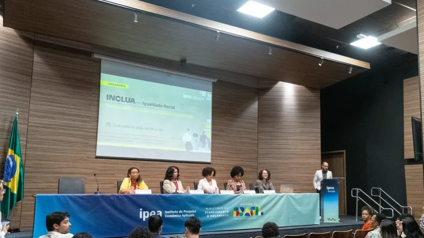 Evento do IPEA e do Ministério da Igualdade Racial celebrou conteúdo de cartilha contra o racismo. (Foto: Comunicação/Ipea)