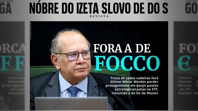 Gazeta do Povo Revista debate perda de poder de Gilmar Mendes (Foto: Reprodução)