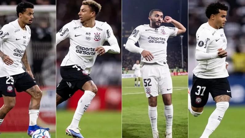 Allan, Lingard, Zakaria Labyad e Kaio César (Foto: Agência Corinthians)