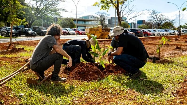Iniciativa ocupará área entre o SESI Lab e a Biblioteca Nacional e será aberta ao público como espaço permanente de aprendizagem (Sesi/Divulgação)