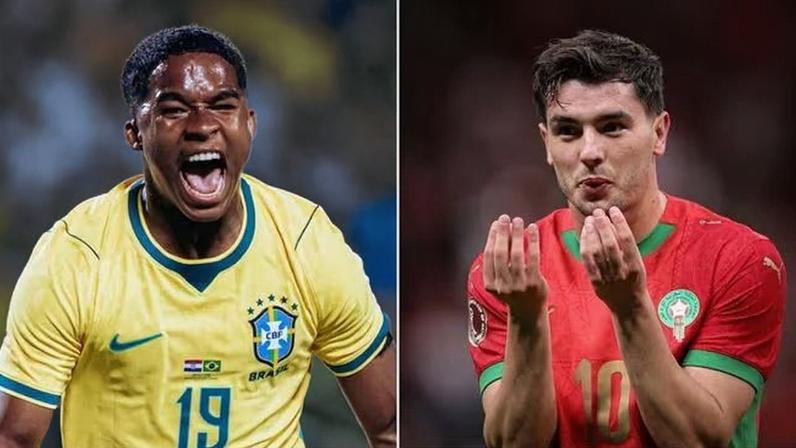 Endrick e Brahim Díaz brilham no duelo deste sábado (13)