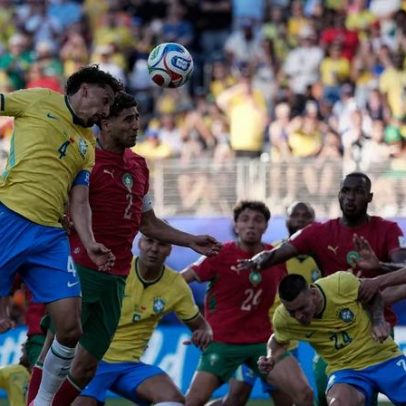 Brasil empata com Marrocos 1 a 1; gols e melhores momentos do jogo
