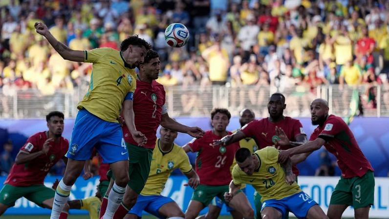 Brasil e Marrocos se enfrentaram neste sábado em Nova Jersey.