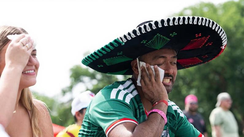 Os alertas de calor se estendem do Maine à Carolina do Sul (Foto: Aaron Schwartz/Bloomberg)
