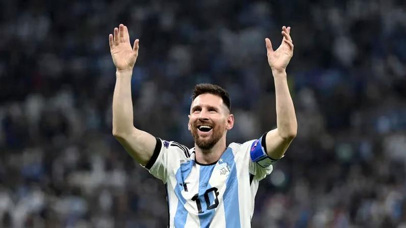 Messi disputou 26 jogos de Copa do Mundo com a seleção argentina.