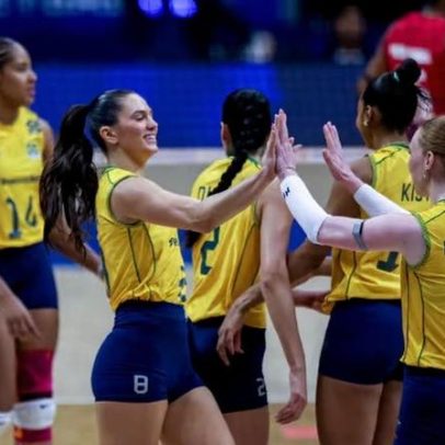 Brasil busca título inédito na VNL Feminina com aproveitamento de 100%
