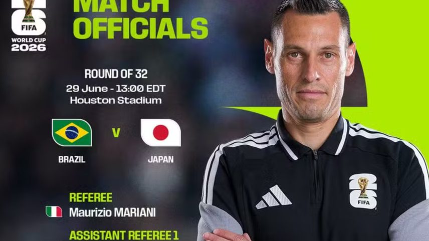 Equipe de arbitragem contará com assistentes italianos e suíços