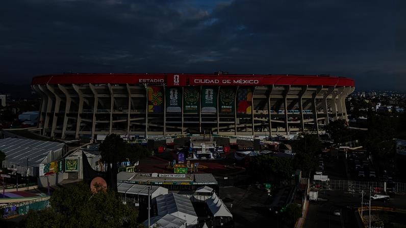 Estádio Azteca, na Cidade do México, palco do jogo de abertura da Copa do Mundo de 2026