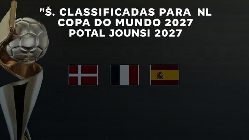 Outras três equipes foram classificadas para a Copa do Mundo Feminina de 2027